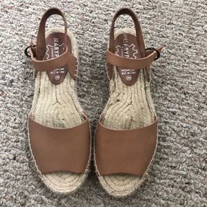 Leather espadrilles